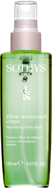 Sothys Насыщенный эликсир для тела с лимоном и петигрейном, 100 мл 
