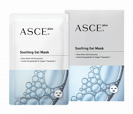 ASCEplus SOOTHING GEL MASK  ОХЛАЖДАЮЩАЯ И УСПОКАИВАЮЩАЯ МАСКА. 