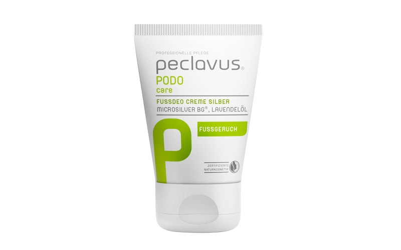 Peclavus Fußdeo Creme Silber (Крем-дезодорант для ног с серебром), 30 мл