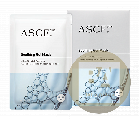 ASCEplus SOOTHING GEL MASK  ОХЛАЖДАЮЩАЯ И УСПОКАИВАЮЩАЯ МАСКА., фото